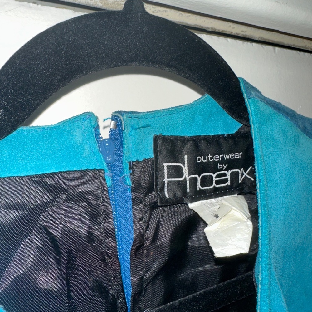 Retro Mod Suede Colorblock Minibold Blues, Vintag… - image 2